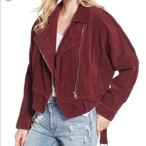 NWOT Free People corduroy dolman jacket